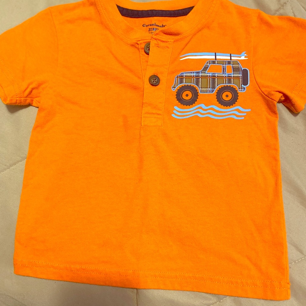 Toddler orange shirt